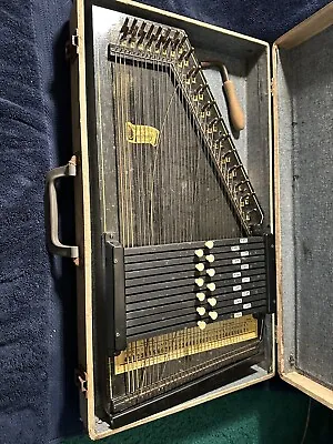 Vintage Oscar Schmidt Autoharp W/original Case And Music Book • $86.99