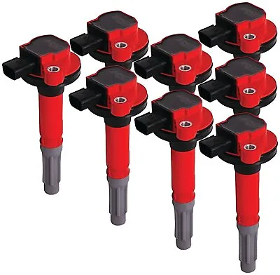 MSD (8) Red Replacement Ignition Coils For 2011-2016 Ford F-150/Mustang 5.0L • $512.95