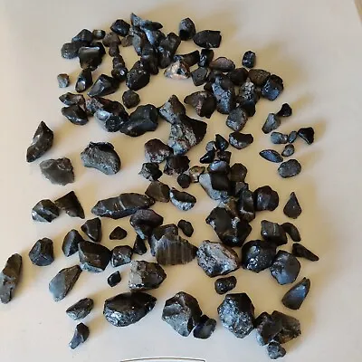Obsidian Collection 4 Lb 4 Oz Natural Black Volcanic Crystal Mineral Specimens • $22.50