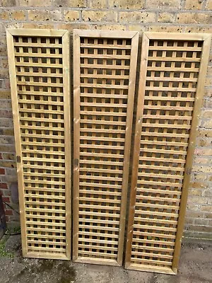 Jacksons Fencing Premier Lattice Trellis Panels (12 Panels) Excellent Condition • £200