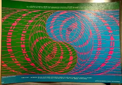 Big Brother 1967 Avalon Ballroom Family Dog Concert Poster Victor Moscoso Fd-68 • $199.95