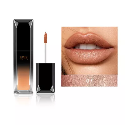 New Metallic Lip Gloss Glitter Lip Gloss Long Lasting Waterproof Liquid Lipstick • £3.85