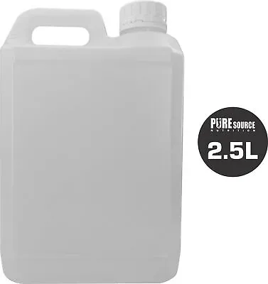 Plastic Jerry Can Water Bottle Container With Tamper Cap - 2.5L Litre 2.5L - 2L • £10.49