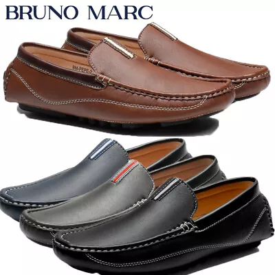 Bruno Marc Men Loafer Shoes Penny Casual Shoes Moccasins  Slip On Driving Shoes • $27.54