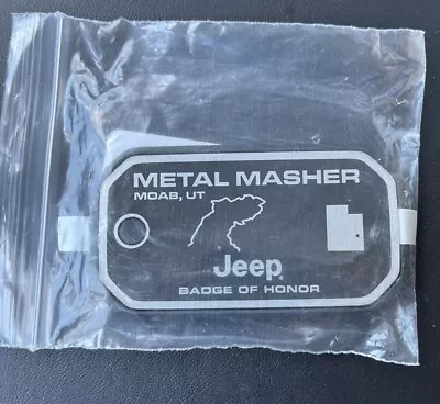 Metal Masher Moab UT Jeep Badge Of Honor • $50