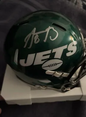 Aaron Rodgers Signed Autographed New York Jets Mini Helmet Fanatics  Football • $399.99