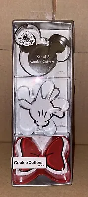 Disney Parks Mickey Mouse Body Parts Cookie Cutter Set Of 3 NEW • $10.95