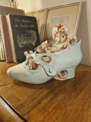 £24.99 • Buy Vintage Border Fine Arts Beatrix Potter Money Box Old Woman Who Lived In A Shoe