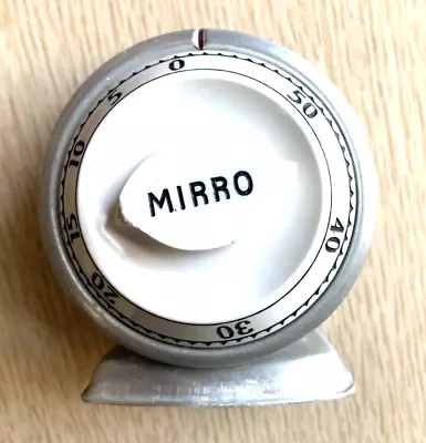 Vintage Mirro Kitchen Timer Robert Shaw  Made In USA Silver & White PARTS READ • $5.99