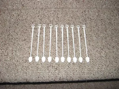 NEW LOT OF 10 Vintage McDonald's McSpoon Coffee Spoons Stirs Stirrers • $43.35