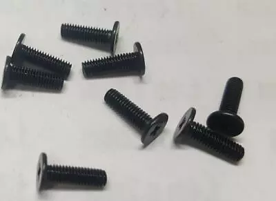 £2.39 • Buy 8x M3 X 10mm  M3X10L Flat Wafer Head Machine Screws Black Zinc Laptop Cruciform