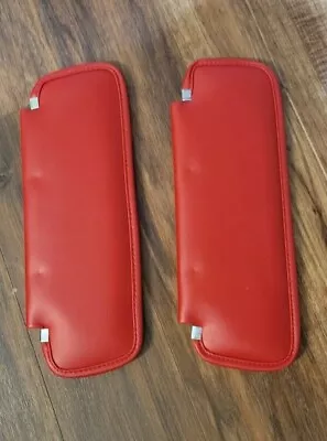 C3 Corvette Sunvisors C3 1969 To 1976 Sun Visors Vinyl Corvette America Red New • $100