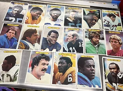 1980 Topps NFL Football 5x7 Giant Photo Cards Walter Payton Terry Bradshaw Lot30 • $19.95