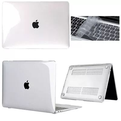 For Apple Macbook Air Pro 11 13 14 15 16 -Clear Hard Case Cover+UK Keyboard Skin • £9.92