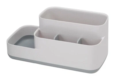 $66.75 • Buy Joseph EasyStore Gray/White Plastic Caddy/Razor/Toothbrush Holder