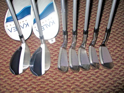 $500 • Buy New TaylorMade Kalea Premium Hybrid And Iron Set - 5H 6H 7-PW SW Graphite Shafts
