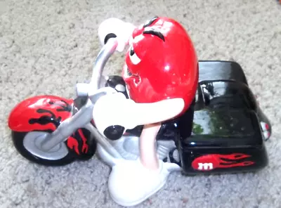 M&M's  Galerie Ceramic Motorcycle Candy Dish  Mint • $39.95