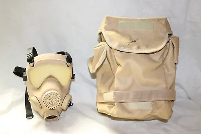 Medium Polish Military Gas Mask NBC MP5 ARF-A 40mm NATO Tan Bag Israeli Filters • $64.99