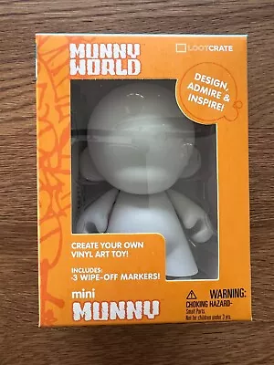 *NEW* Mini Munny - Design Your Own Art Toy - Lootcrate Exclusive • £14.95