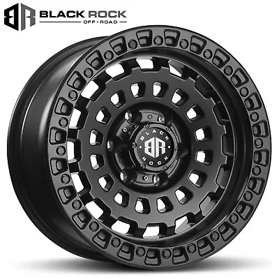 $1489 • Buy Holden Colorado Wheels 17 Inch Black Rock Hex Wheels Satin Black 4x4 Rims 17x9