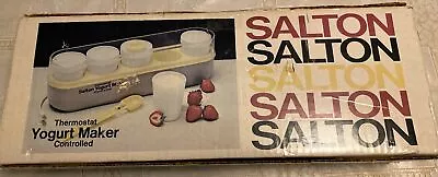 Vintage Salton Yogurt Maker Model GM-5 W Thermostat Controlled • $27.99