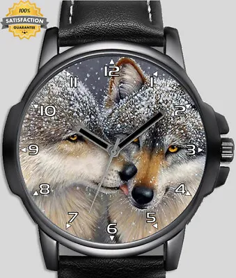 Wolf Pair Love Unique Wrist Watch FAST UK • $98.64