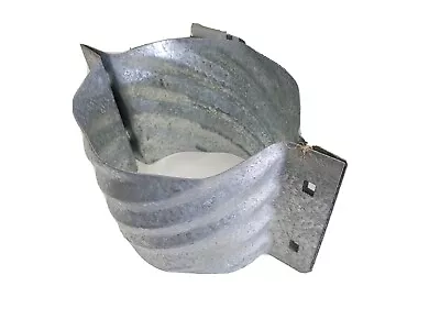 8  Galvanized Culvert Spiral Coupler Split No Bolts • $16.95