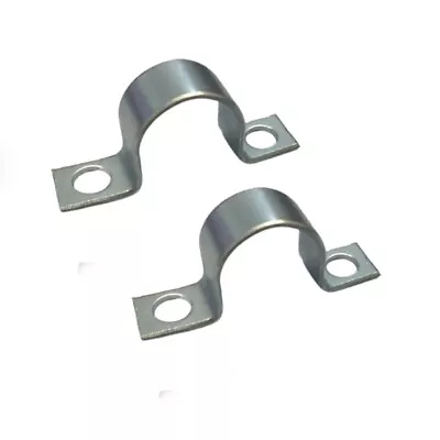 20mm - Small Zinc Plated Steel Pipe Saddle Clip / Band • £4.49