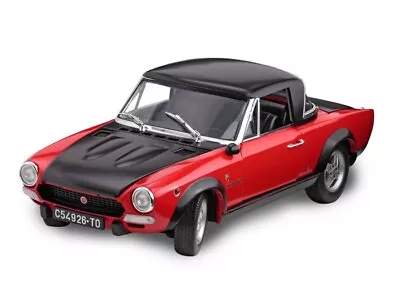 Very Rare Fiat 124 Spider Abarth Csa 1972 Red And Black 1:18 Sunstar • $435.53