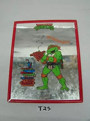 Vintage 1990 TNMT Ninja Turtle Michelangelo 8x10 Mirror Picture Mirage Studio • $25