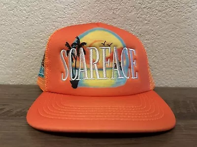 Scarface New X Shoe Pavilion Mesh Trucker Miami Orange Teal Era Snapback Hat Cap • $20