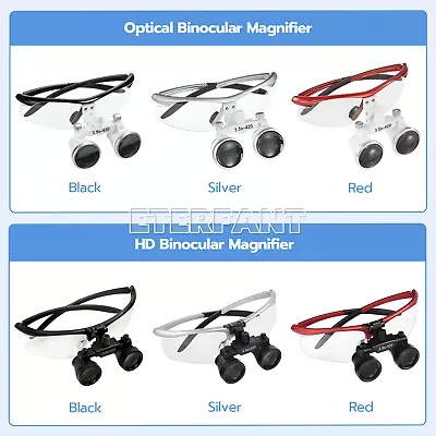 ETERFANT Dental Surgical Binocular Loupes Glasses HD/Optical Lens Magnifier 3.5X • $32.84