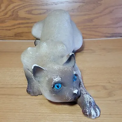 Siamese Cat Statue Door Stop Large 15 X7 X5  Universal Statuary 1989 #912 • $24.99