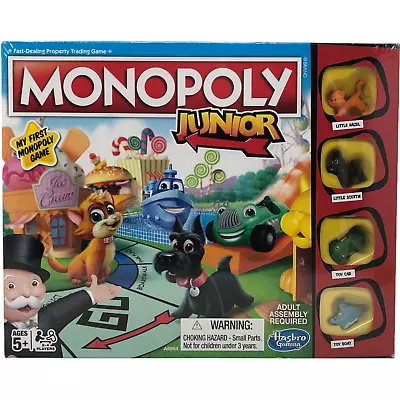 NIB Monopoly Junior Hasbro Gaming My First Monopoly Junior Jr My First Board  • $15.75