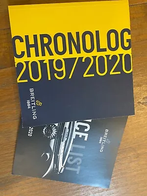 £7 • Buy Breitling Watch Chronolog Catalogue 2019/2020 With Price List