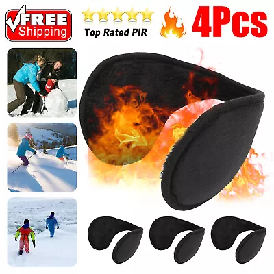 4 Ear Muffs Winter Ear Warmers Fleece Earwarmer Mens Womens Behind The Head Band • $7.45