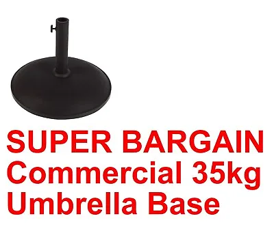 $0.99 • Buy 35kg Patio Sun Umbrella Base Garden Stand Cement Round + BONUS AMANTI Coffee