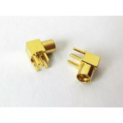 1pc MMCX Female RF Coax Connector Right Angle PCB Mount Goldplated High Quality • $8.61