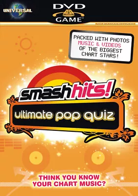 Smash Hits Ultimate Pop Quiz DVD (2006) Cert E Expertly Refurbished Product • £2.78