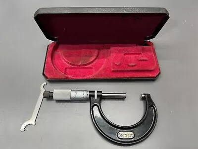 L.s. Starrett No. 436m Metric 25-50mm Outside Micrometer Made In Great Britain • $54.99