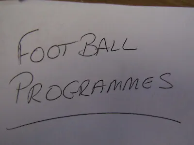 £4.95 • Buy Various Lower League Football Programmes 1940-1970 . Pick-a-programme