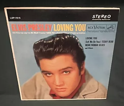 Elvis Presley RCA LSP-1515 Loving You LP I 1S/1S Silver Staggered Stereo 1962 NM • $129.95