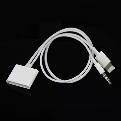 8Pin 3.5mm To 30P Dock Converter Adapter Charger Cable For IPhone 5 6 IPad IPod • £6.71