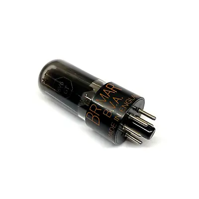 6V6GT  Black Glass  Rectangle  Getter  NOS  Brimar  UK  Valve Tubes (VT8) • £55