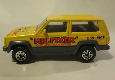 1986 Matchbox Jeep Cherokee Mr. Fixer Home Appliance Repair 1:58 (Mint) • $10.95