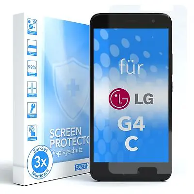 EAZY CASE 3x Screen Protector Glass For LG G4 C Safety Film Hard Foil 9H • £5.66