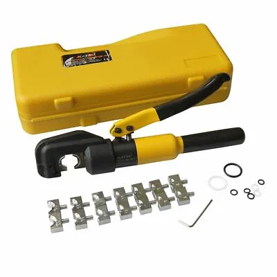 £29.99 • Buy 416371 Manual Hydraulic Electric Cable Wire Terminal Crimping Tool Die Set 70mm 