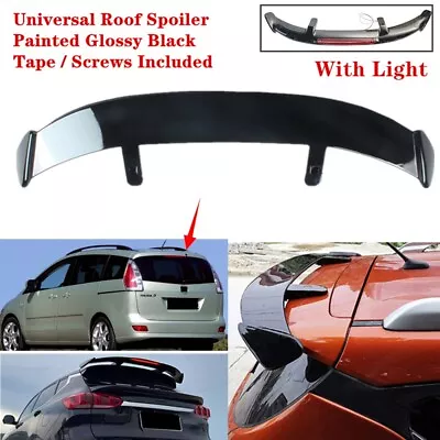 Universal Fit For Mazda 5 Mazda5 2006-2010 Rear Roof Spoiler Wing Black W/ Light • $86.19