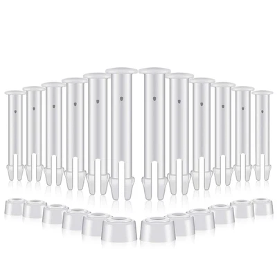 $11.98 • Buy 12 Packs Replacement Plastic Pool Joint Pins W/ Rubber Seal For Intex Pool Parts