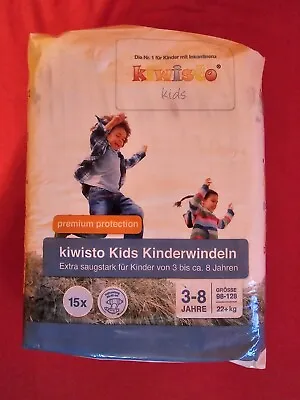 15 Kiwisto KIDS XXL Diapers No Plastic Like Pampers No Vintage Baby Diaper 3-8yo • $35